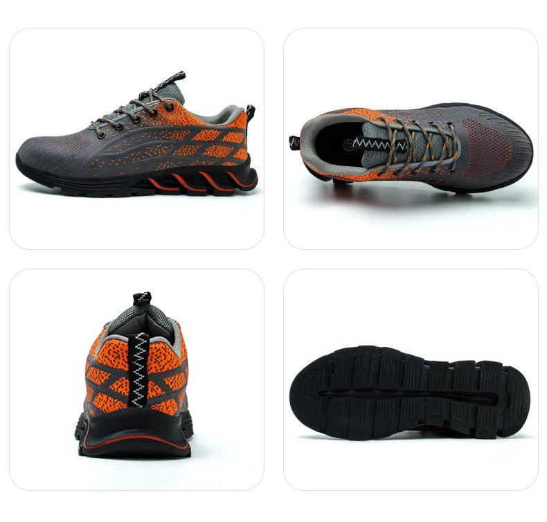 Chaussures de sécurité légères mixtes, embout acier, 36 au 48