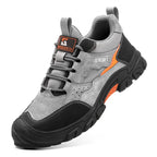 Chaussures de sécurité mixtes en similicuir, coque en acier