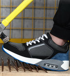 Chaussures orthopédiques de sécurité mixtes, embout en acier