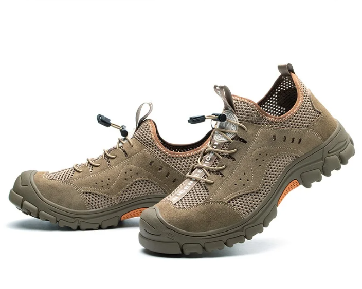 Chaussures de sécurité mixtes à bout en acier, respirantes
