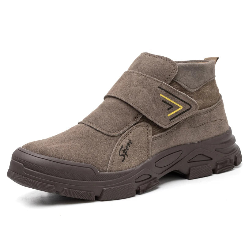 Chaussures de sécurité homme, embout acier, semelle anti-perforation