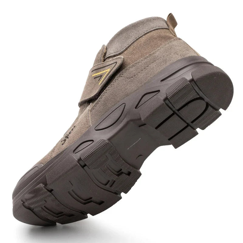 Chaussures de sécurité homme, embout acier, semelle anti-perforation