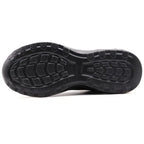 Chaussures de sécurité unisexe noires, embout acier, coussin d'air