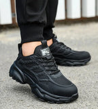 Chaussures de sécurité mixtes à embout acier, dessus en maille