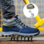 Chaussures de sécurité unisexe à embout acier, fermeture à boucle