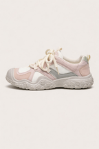 Chaussures de course femme à semelle large et sangles de maintien
