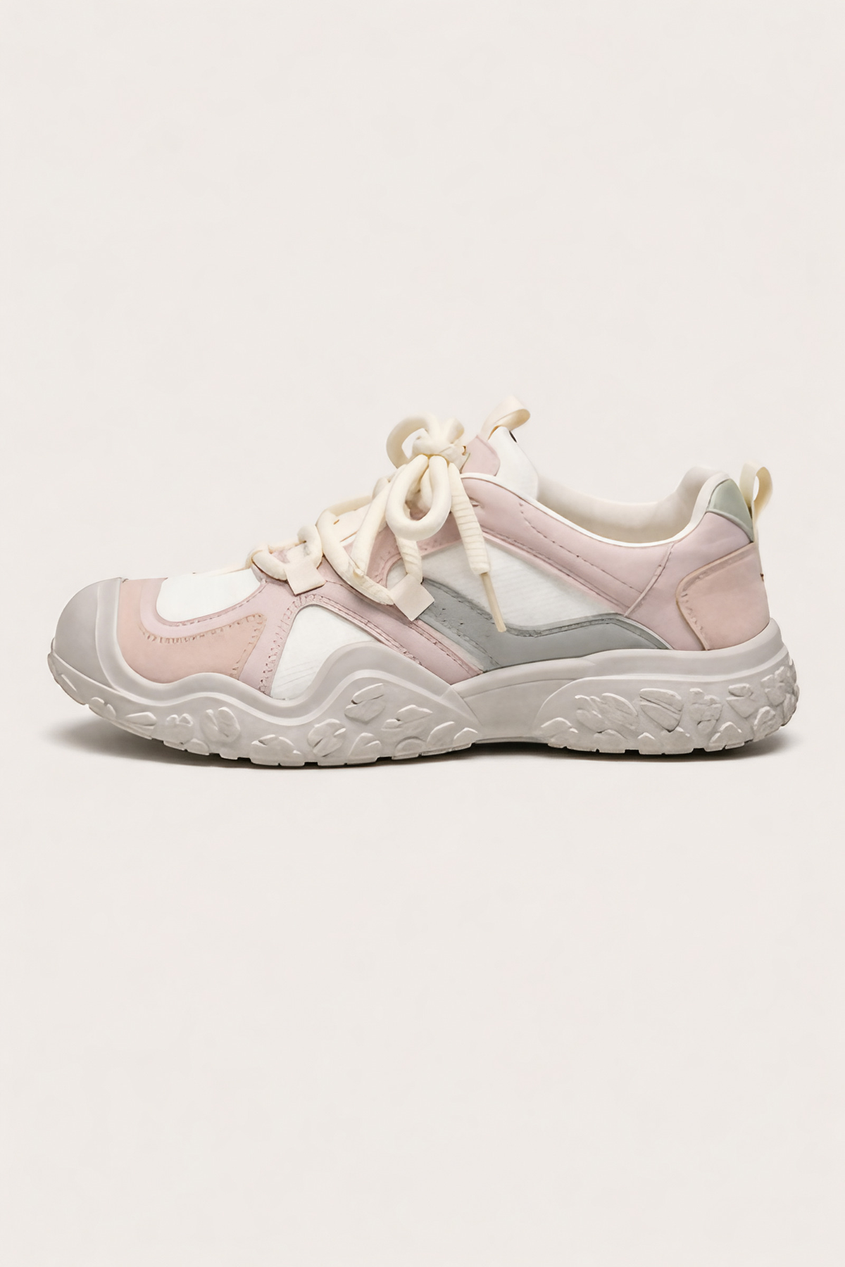 Chaussures de course femme à semelle large et sangles de maintien