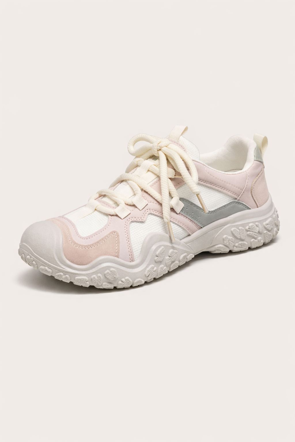 Chaussures de course femme à semelle large et sangles de maintien