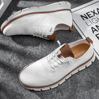 Chaussures de ville homme, semelle à mémoire de forme, 39 au 48, blanc