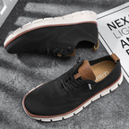 Chaussures de ville homme, semelle à mémoire de forme, 39 au 48, noir