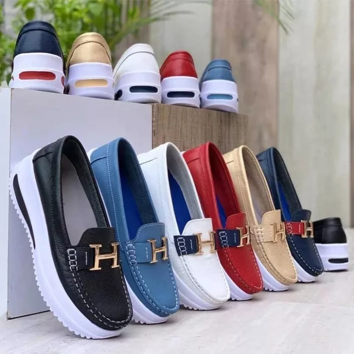 Chaussures sans lacets femme, semelle souple, du 35 au 43