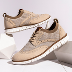 Chaussures homme de ville, aérées, bleu foncé, beige ou noir