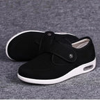 Chaussures femme à chaussant large pour pieds sensibles, noir