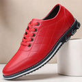 Chaussures homme classiques à semelle amortissante, quatre coloris, rouge