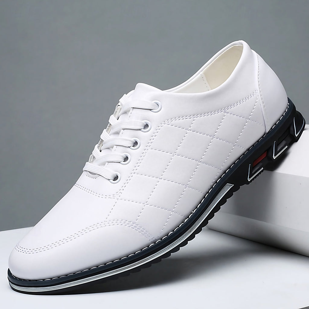 Chaussures homme classiques à semelle amortissante, quatre coloris, blanc