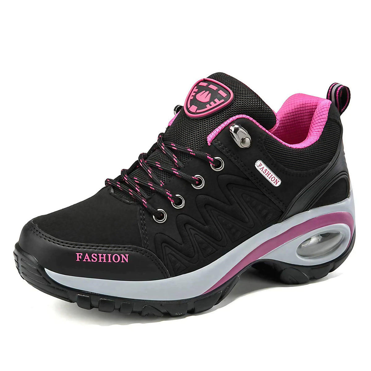 Baskets ergonomiques femme, quatre coloris, du 36 au 43, noir