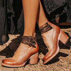 Chaussures à talon femme, semelle rembourrée, du 34 au 42, marron foncé