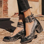 Chaussures à talon femme, semelle rembourrée, du 34 au 42, multicolore
