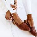 Chaussures confortables femme, semelle ergonomique, 35 au 43, marron