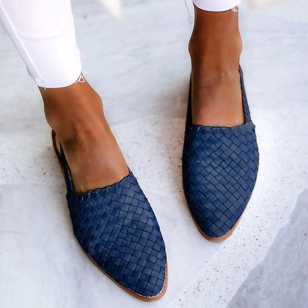 Chaussures confortables femme, semelle ergonomique, 35 au 43, bleu