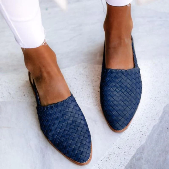 Chaussures confortables femme, semelle ergonomique, 35 au 43, bleu