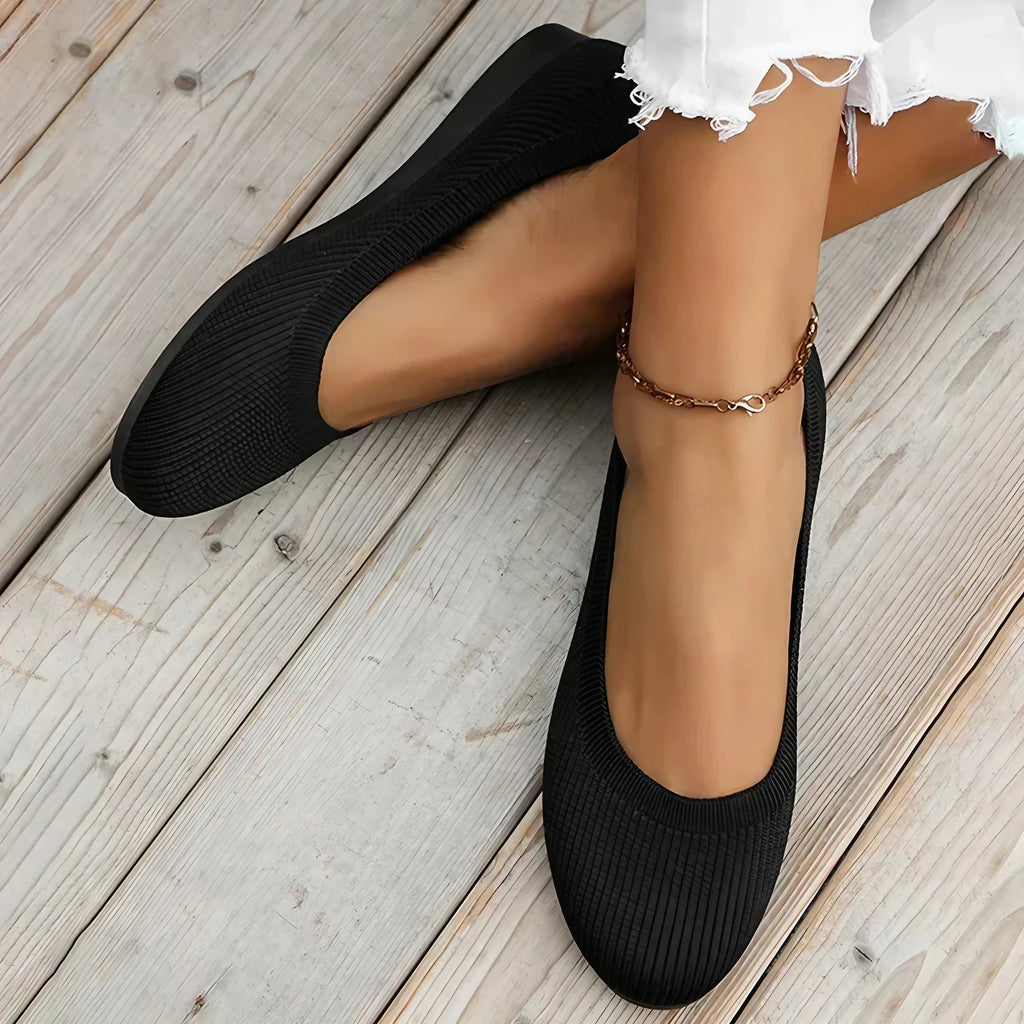 Chaussures orthopédiques femme pieds larges, à enfiler, aérées