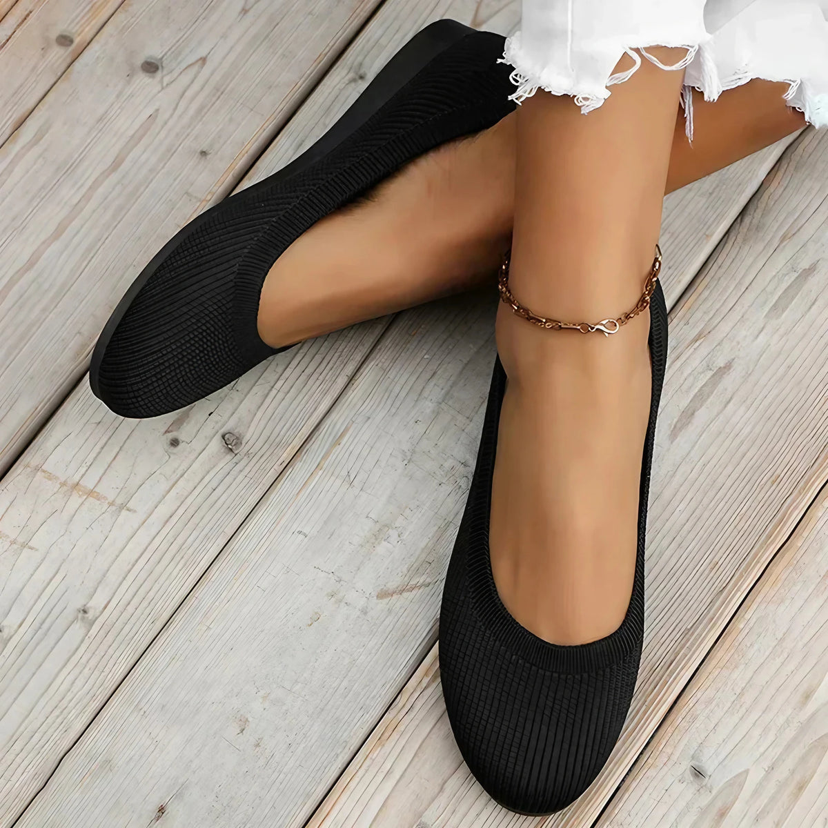 Chaussures orthopédiques femme pieds larges, à enfiler, aérées