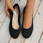 Chaussures orthopédiques femme pieds larges, à enfiler, aérées, noir