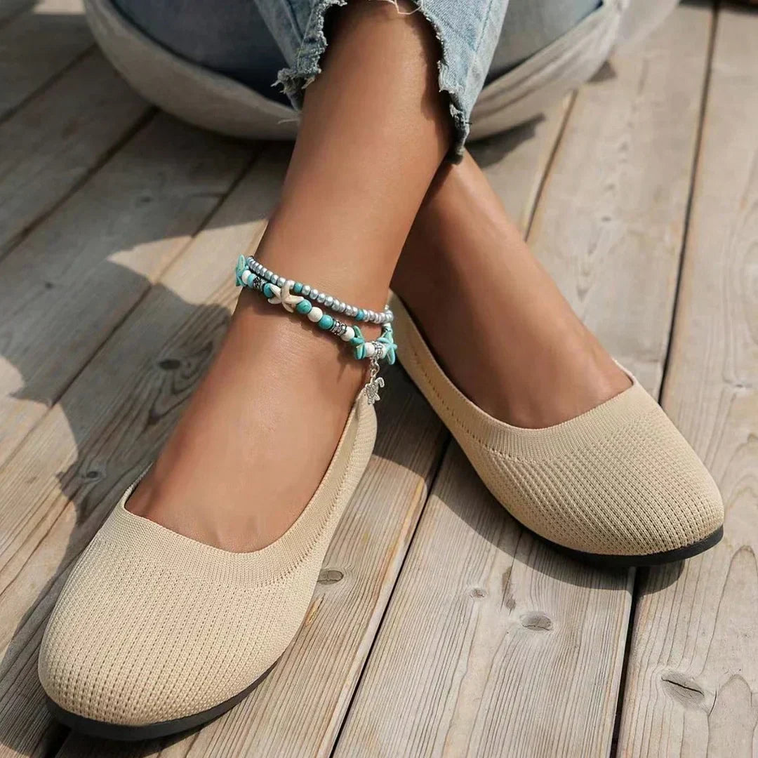 Chaussures orthopédiques femme pieds larges, à enfiler, aérées