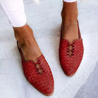 Chaussures femme habillées et confortables, cinq coloris, pourpre