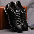 Chaussures de ville homme à lacets, quatre coloris, du 38 au 47, noir