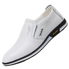 Chaussures habillées homme, tige basse, noir ou blanc, blanc