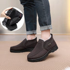 Chaussures d'hiver homme à enfiler, semelle antidérapante