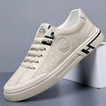 Chaussures décontractées homme, semelle amortie, beige ou blanc, beige