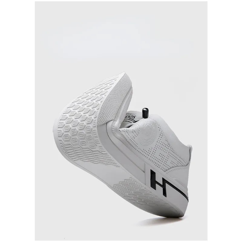 Chaussures décontractées homme, semelle amortie, beige ou blanc