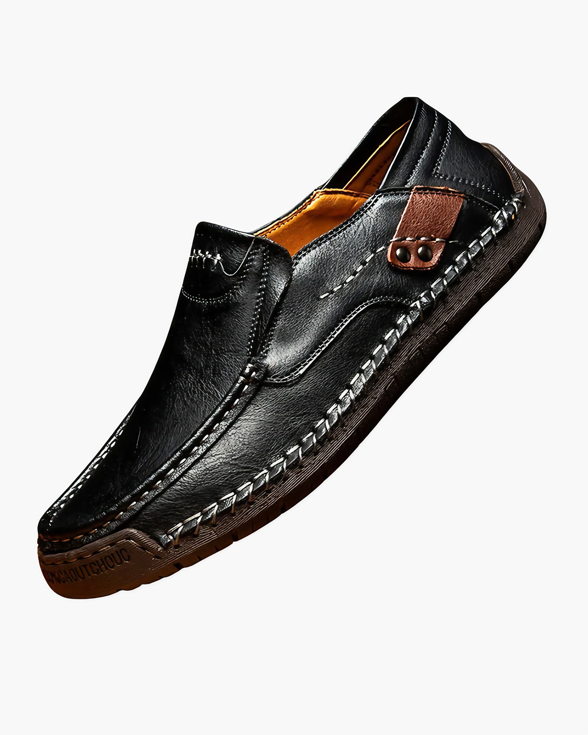 Chaussures de ville homme, semelle intérieure ergonomique, noir