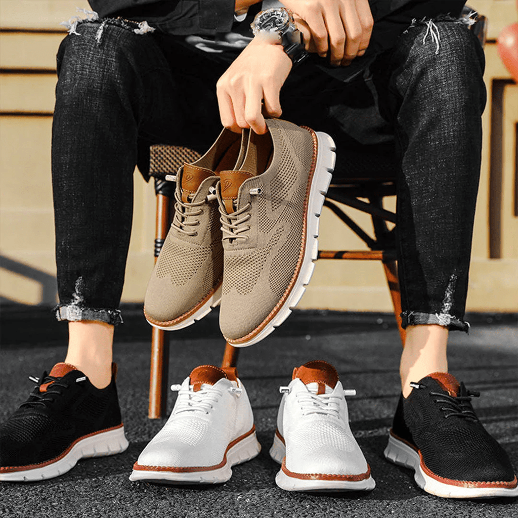 Chaussures homme en maille, semelle à mémoire de forme, 40 au 50