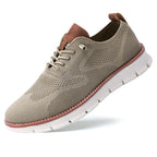 Chaussures homme en maille, semelle à mémoire de forme, 40 au 50, marron