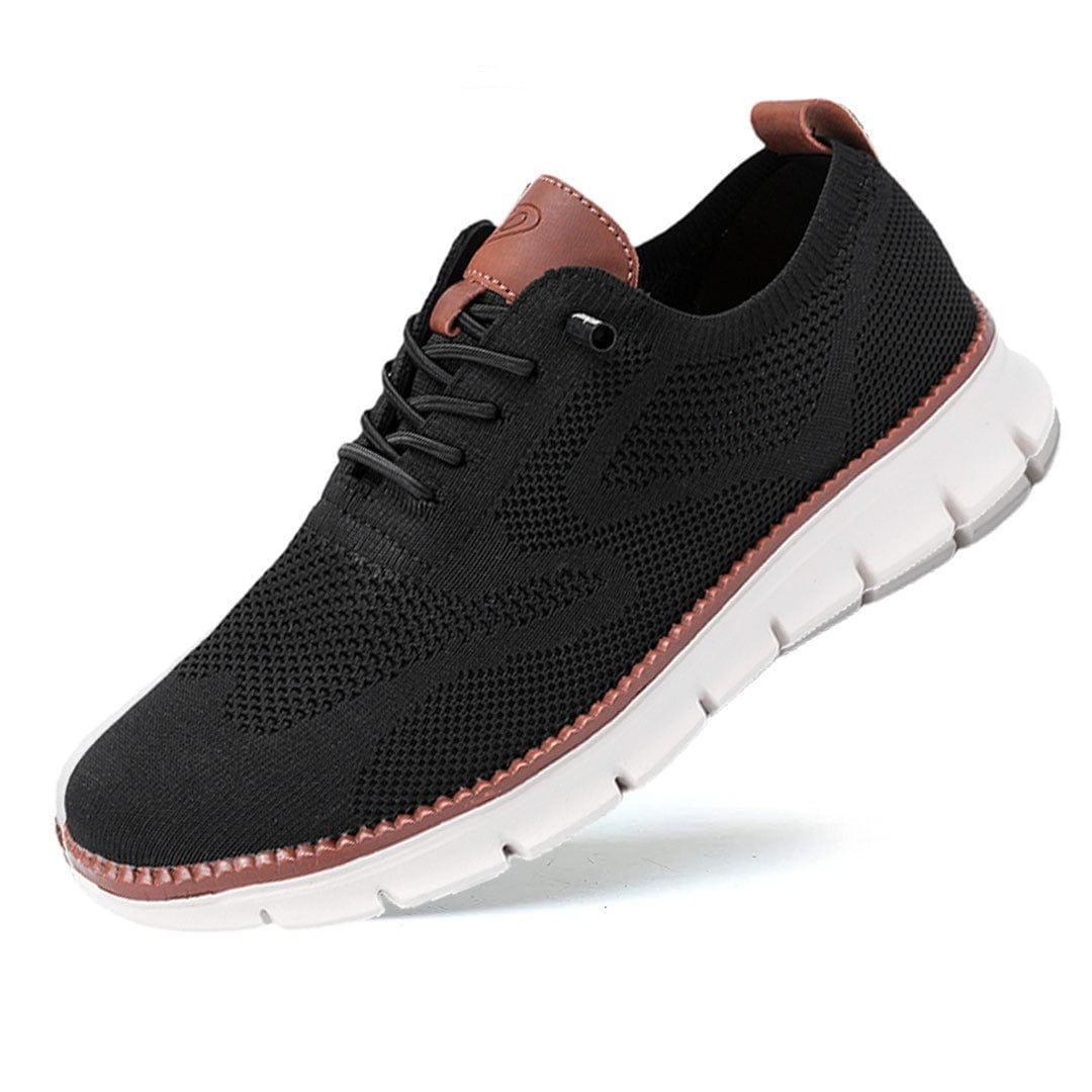 Chaussures homme en maille, semelle à mémoire de forme, 40 au 50, noir