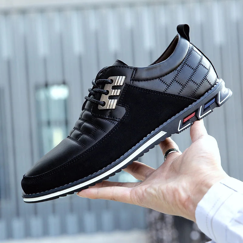 Chaussures de ville homme à lacets, semelle souple
