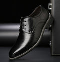 Chaussures de ville homme à lacets, intérieur rembourré, du 38 au 48, noir