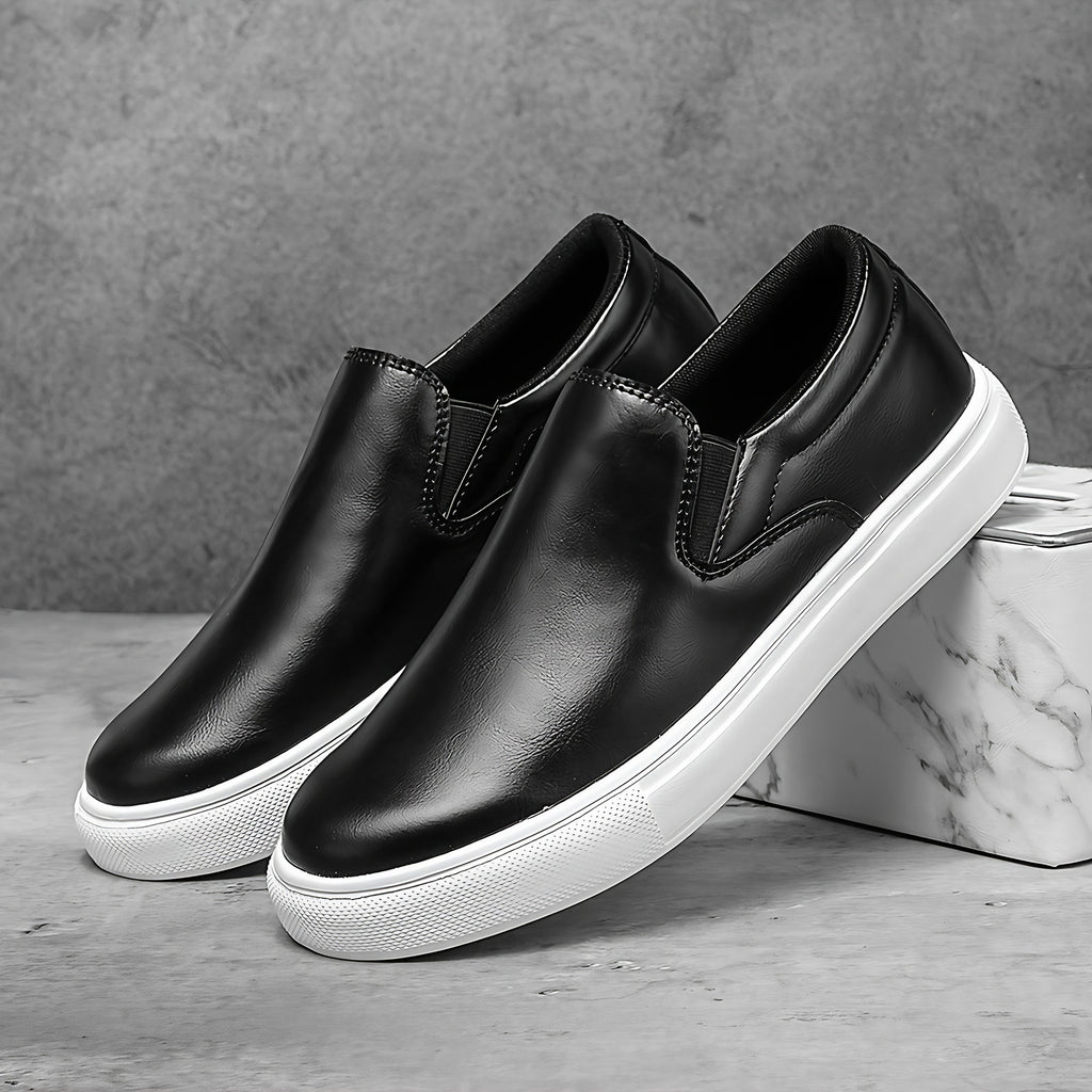 Chaussures à enfiler homme, semelle EVA, col rembourré, noir