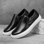 Chaussures à enfiler homme, semelle EVA, col rembourré, noir