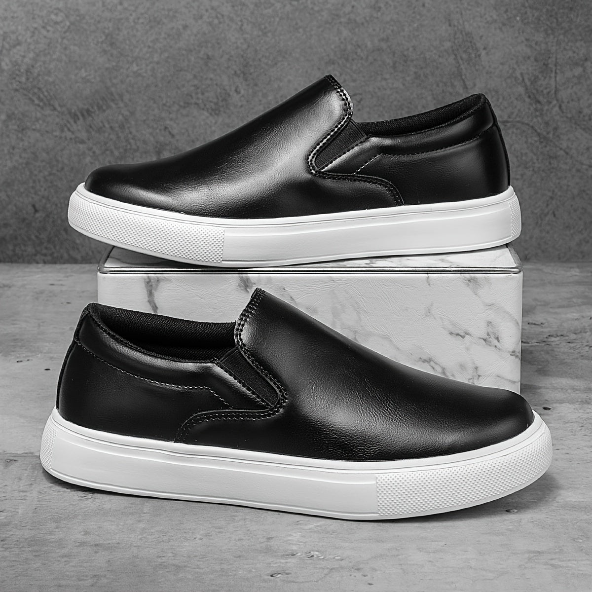 Chaussures à enfiler homme, semelle EVA, col rembourré