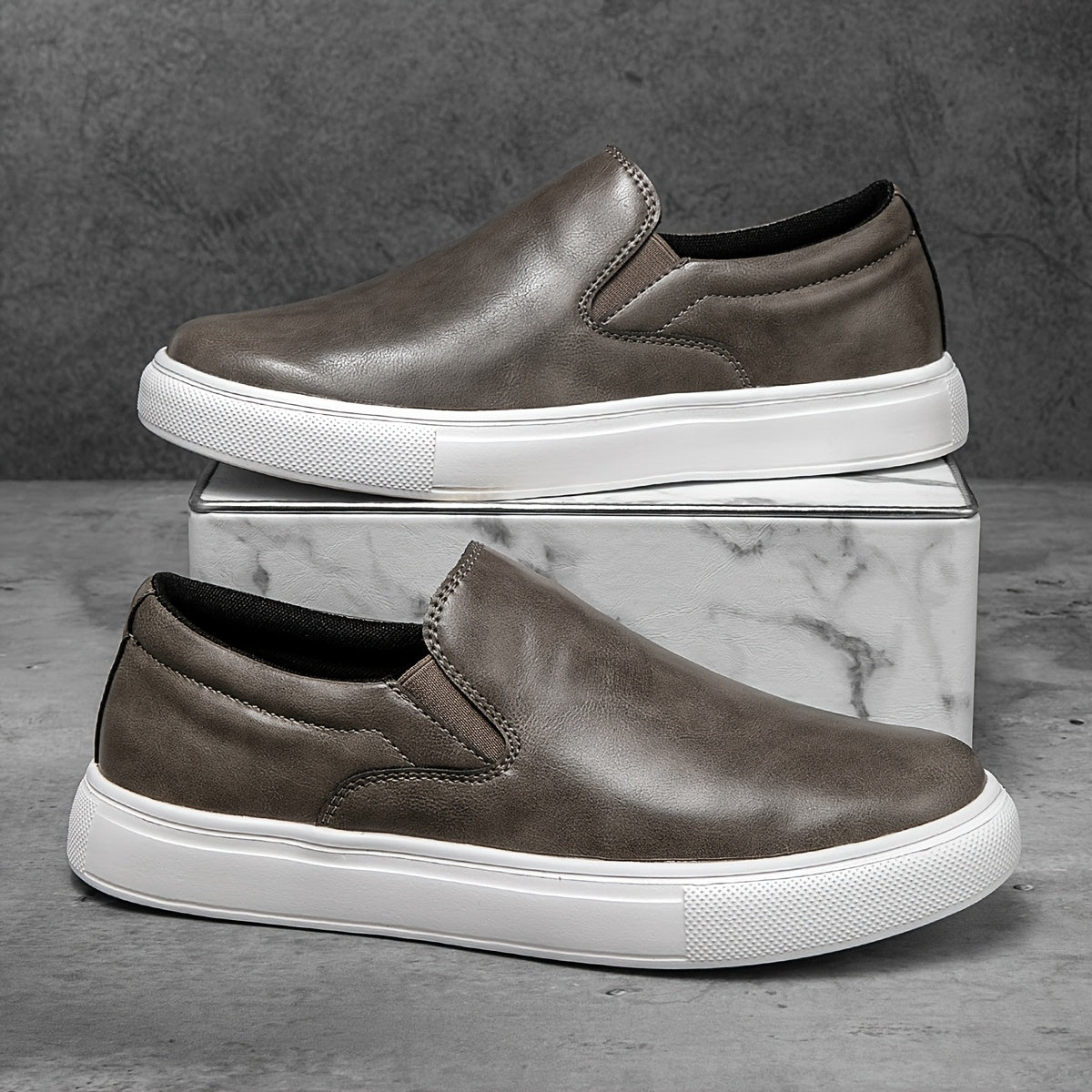 Chaussures à enfiler homme, semelle EVA, col rembourré