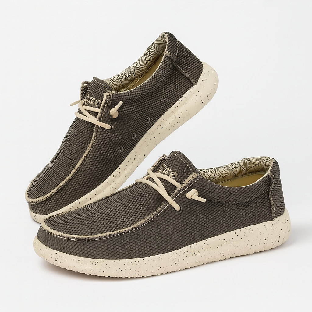 Chaussures à enfiler homme en maille respirante, du 39 au 48, noir