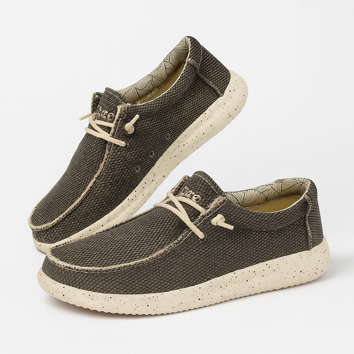 Chaussures à enfiler homme en maille respirante, du 39 au 48, noir