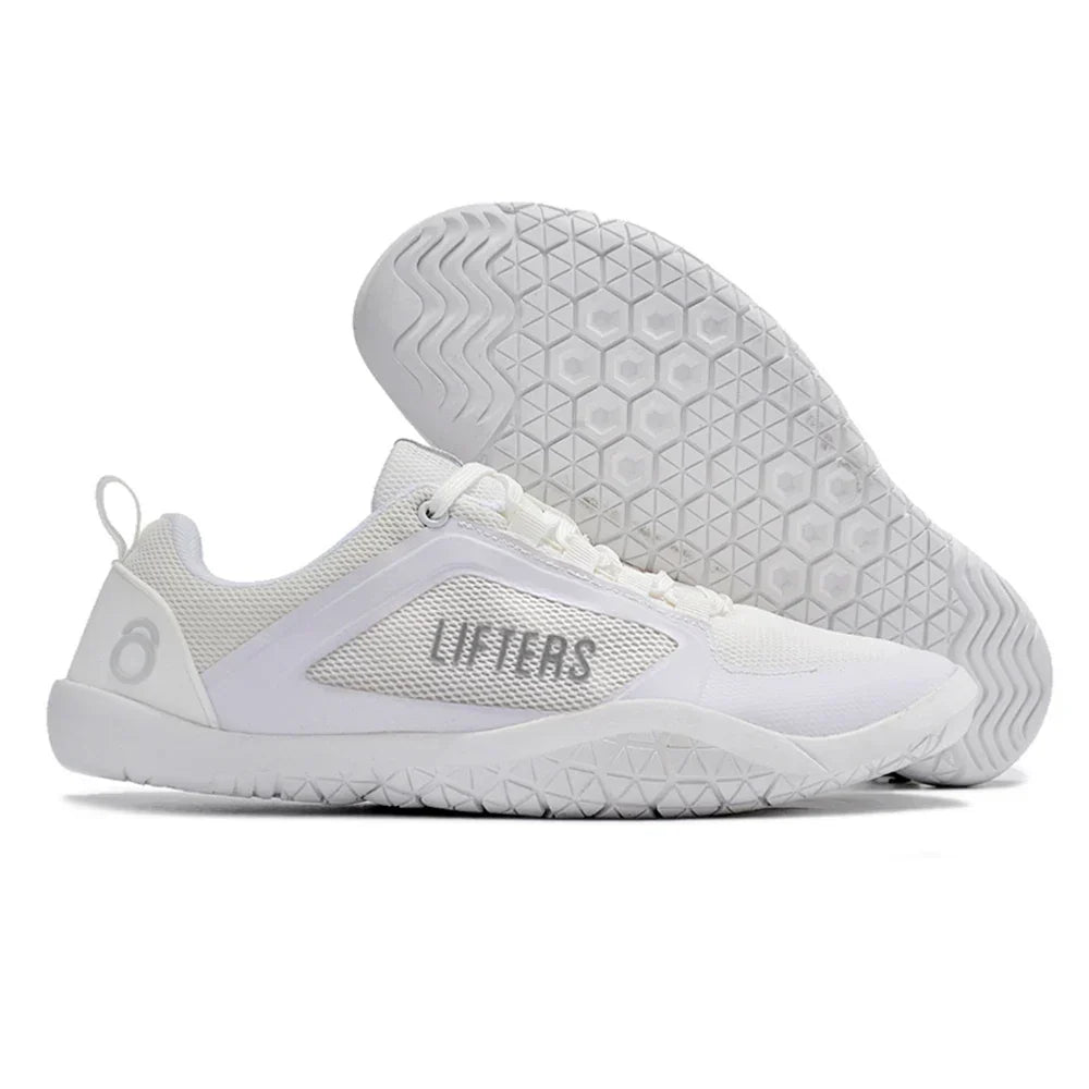 Chaussures de sport légères mixtes, semelle en mousse EVA, blanc