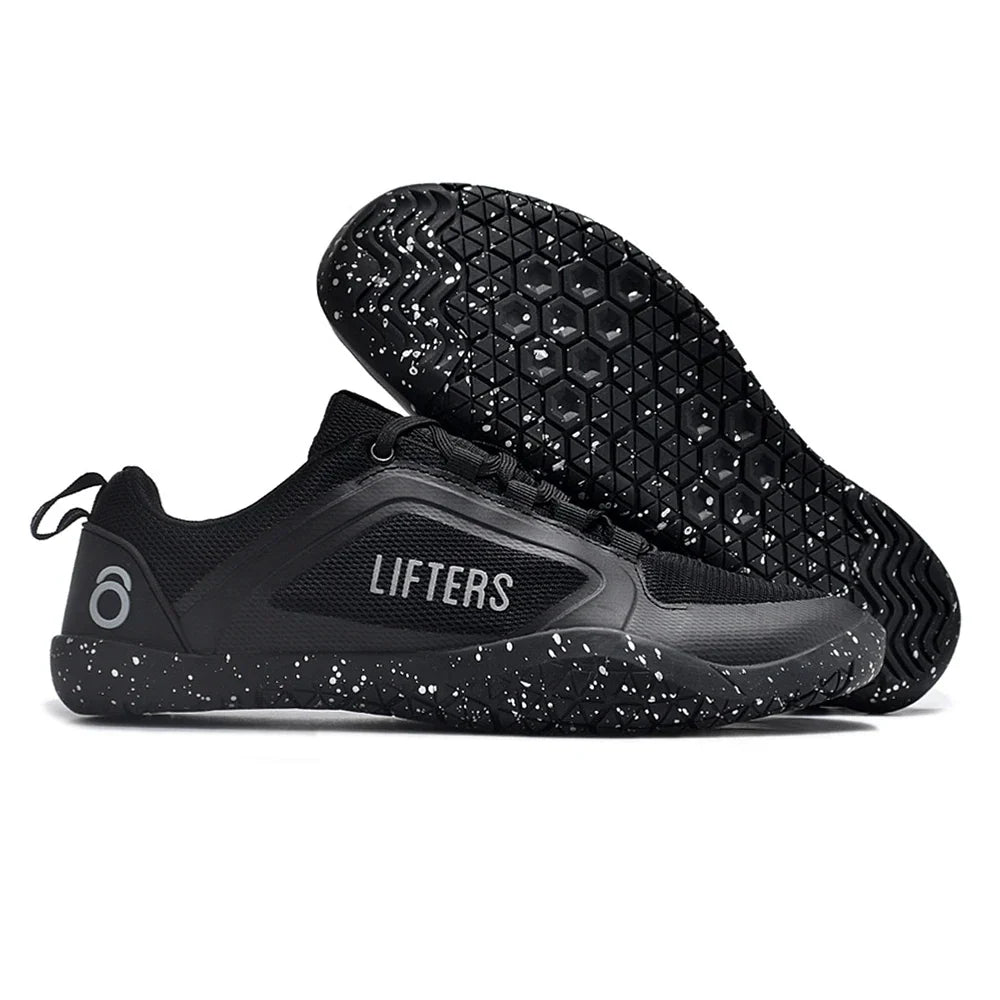 Chaussures de sport légères mixtes, semelle en mousse EVA, noir