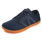 Chaussures minimalistes unisexe pour pieds larges, bleu